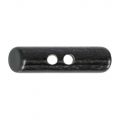 Button Knebel Button 38 mm, Black