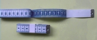 Tapemeasure blue-white 20mm/150cm + extra extension